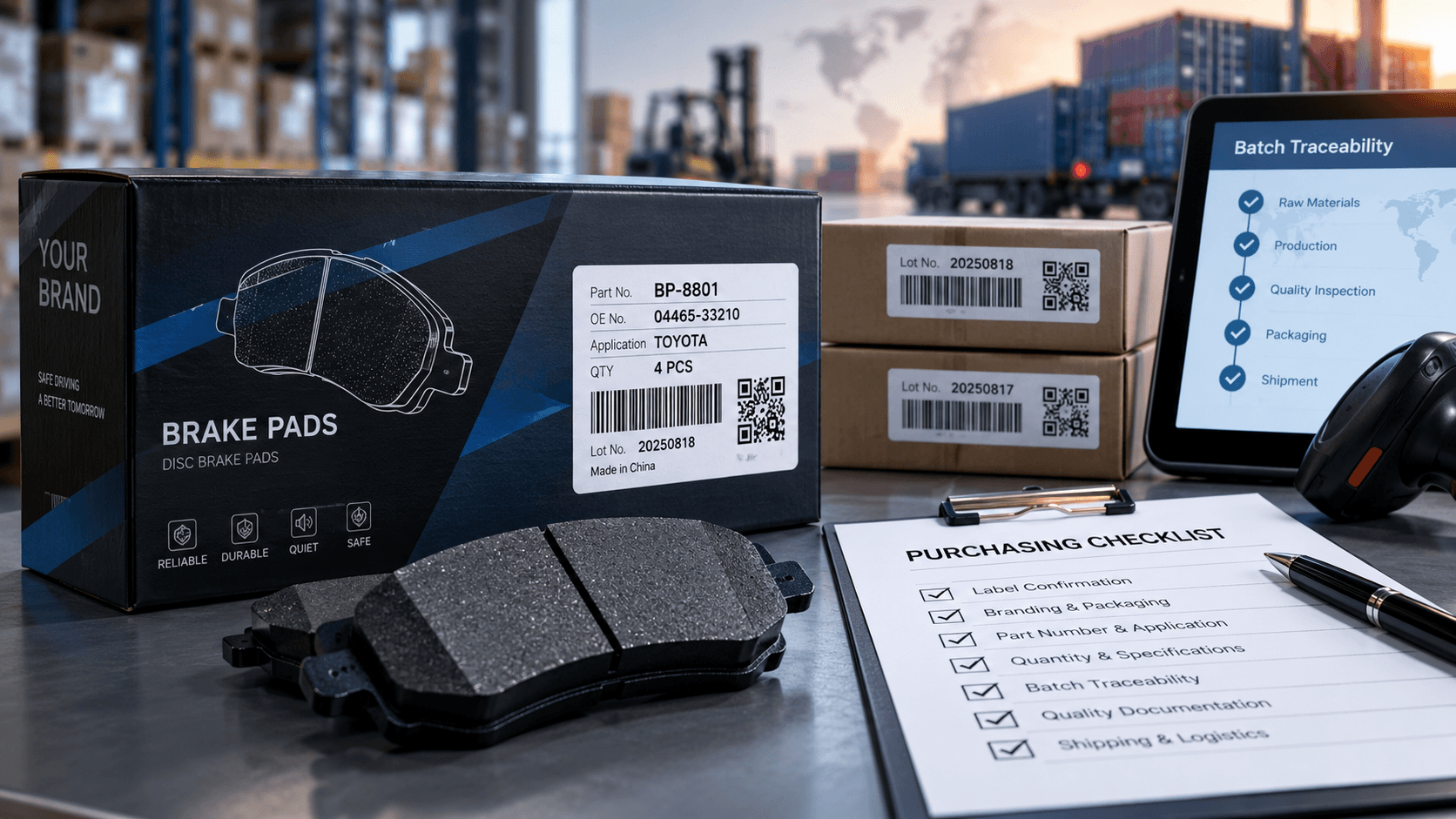Anfrage-Liste für OEM-Bremsscheiben: Welche Unterlagen sollten Auslandskäufer bereithalten?